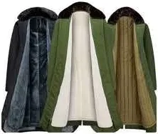 Rainproof Fleece-Lined Greatcoat (Fleece Face)