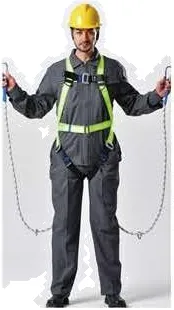 European Harness, Double Small Hooks (shock absorber)