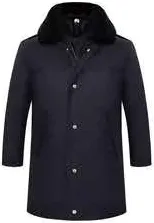 Black Mid-Length Padded Coat