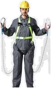 European Harness, Double Large Hooks (shock absorber)